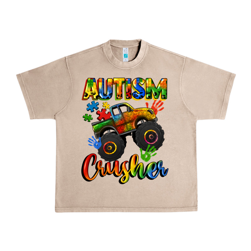 Autism Crusher Urban Heavy Tee by CowGirlArtShop | Teevron