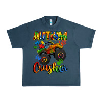 Midnight Navy autism crusher Urban Heavy Tee - CowGirlArtShop