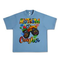 Pebble Blue autism crusher Urban Heavy Tee - CowGirlArtShop