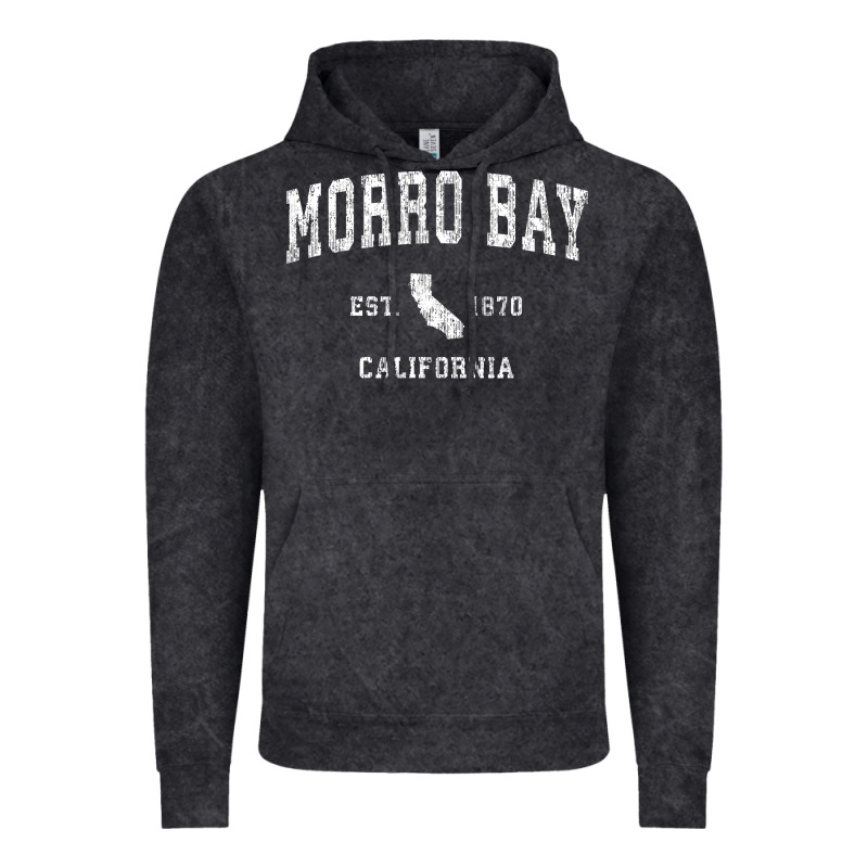 Morro Bay California Ca Vintage Athletic Sports Design Vintage Hoodie by longCreatives | Teevron
