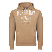 Vintage Coffee Morro Bay California CA Vintage Athletic Sports Design Vintage Hoodie - longCreatives