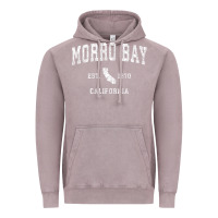 Vintage Zinc Morro Bay California CA Vintage Athletic Sports Design Vintage Hoodie - longCreatives