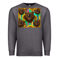 Charcoal Heather bear tumbler Premium Sweatshirt - BarkalooDesign