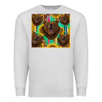 Dove Grey bear tumbler Premium Sweatshirt - BarkalooDesign