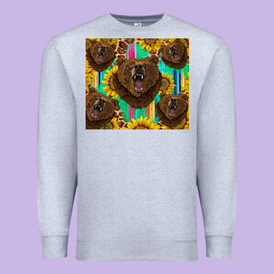 Bear Tumbler Premium Sweatshirt Designed By Barkaloodesign