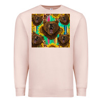 Pale Pink bear tumbler Premium Sweatshirt - BarkalooDesign
