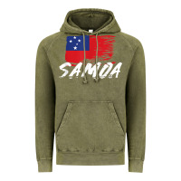 Vintage Olive samoan gifts   somoan flag t shirt Vintage Hoodie - longCreatives
