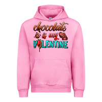 Fuchsia Pink chocolate is my valentine Urban Hoodie - AdoDesignShop