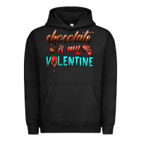 Pigment Black chocolate is my valentine Urban Hoodie - AdoDesignShop