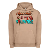Pigment Burro chocolate is my valentine Urban Hoodie - AdoDesignShop