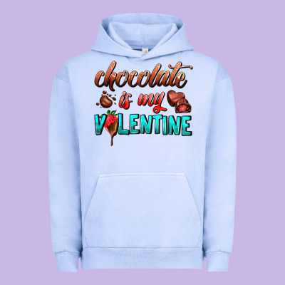 Chocolate Is My Valentine Urban Hoodie Designed By Adodesignshop