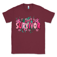Burgundy I am a survivor Cancere Awareness Classic Tee - HowdyJamesFarm