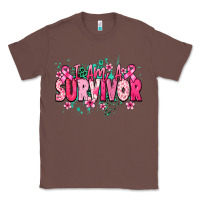 Chestnut I am a survivor Cancere Awareness Classic Tee - HowdyJamesFarm
