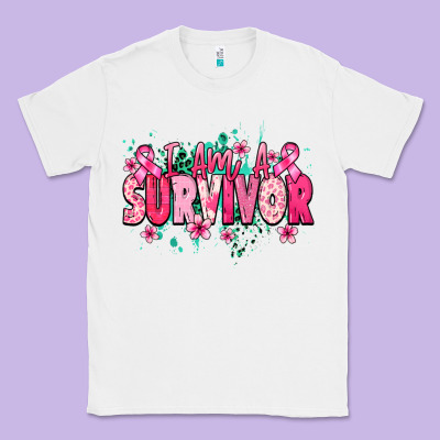 I Am A Survivor Cancere Awareness Classic Tee Designed By Howdyjamesfarm
