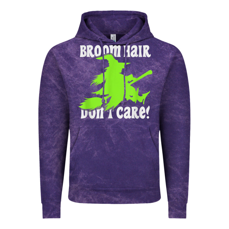 Witches Saying Broom Hair Dont Care Halloween Camper Joke Vintage Hoodie by longCreatives | Teevron