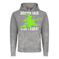 Cloud Rock witches saying broom hair dont care halloween camper joke Vintage Hoodie - longCreatives