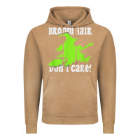 Vintage Camel witches saying broom hair dont care halloween camper joke Vintage Hoodie - longCreatives