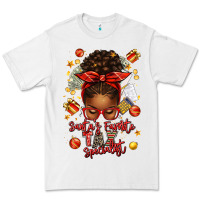 White santa favorite tax specialist afro messy bun Premium Tee - texasbilliewilder