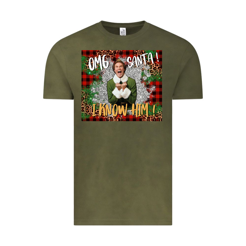 Omg Santa I Know Him Elf Vintage Tee by CowGirlArtShop | Teevron