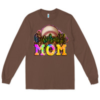 Chestnut baseball mom Long Sleeve Tee - OliviaCreatesArt