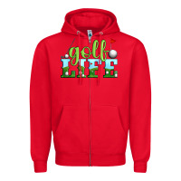 Red golf life Zipper Hoodie - Artiststas