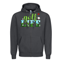 Smoke golf life Zipper Hoodie - Artiststas