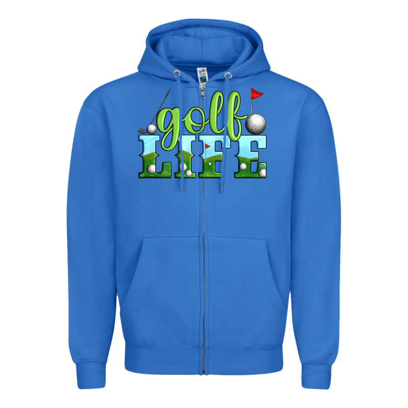 Golf Life Zipper Hoodie by Artiststas | Teevron