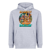 Heather Grey desert darling camel Heavyweight Hoodie - BarkalooDesign