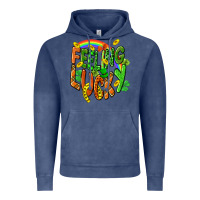 Vintage Denim St. Patrick's Day Feeling lucky Vintage Hoodie - CowGirlArtShop