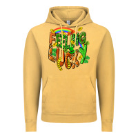 Vintage Mustard St. Patrick's Day Feeling lucky Vintage Hoodie - CowGirlArtShop
