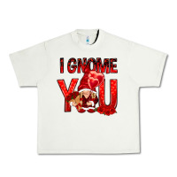 Pistachio I gnome you with roses Valentine's Day Urban Heavy Tee - HowdyJamesFarm