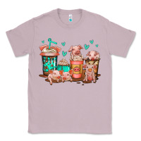 Lilac cute pigs coffee Classic Tee - Jasminsmagicworld