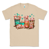 Mushroom cute pigs coffee Classic Tee - Jasminsmagicworld