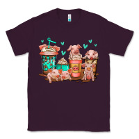 Plum cute pigs coffee Classic Tee - Jasminsmagicworld