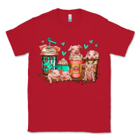 Red cute pigs coffee Classic Tee - Jasminsmagicworld