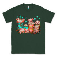 Sports Green cute pigs coffee Classic Tee - Jasminsmagicworld