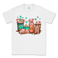 White cute pigs coffee Classic Tee - Jasminsmagicworld