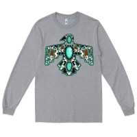 Heather Grey Western Thunderbird Long Sleeve Tee - Jasminsmagicworld