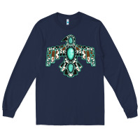 Navy Western Thunderbird Long Sleeve Tee - Jasminsmagicworld