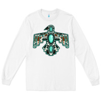 White Western Thunderbird Long Sleeve Tee - Jasminsmagicworld