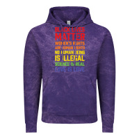 Cloud Purple Black Lives Matter List Vintage Hoodie - longCreatives