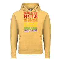 Vintage Mustard Black Lives Matter List Vintage Hoodie - longCreatives