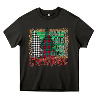 Asphalt Just A Girl Who Loves Christmas Heavy Core Tee - Bettercallsaul