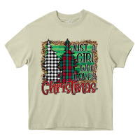 Mossy Just A Girl Who Loves Christmas Heavy Core Tee - Bettercallsaul