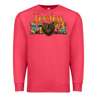 Cardinal fearless mom bear Premium Sweatshirt - BarkalooDesign