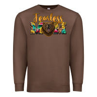 Chestnut fearless mom bear Premium Sweatshirt - BarkalooDesign