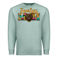 Seafoam fearless mom bear Premium Sweatshirt - BarkalooDesign