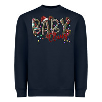 Navy baby claus Heavyweight Sweatshirt - SublimationCraftShop