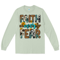 Matcha faith over fear Long Sleeve Tee - OliviaCreatesArt