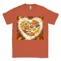 Copper fall heart with leopard Classic Tee - TumblerDesignByShophia